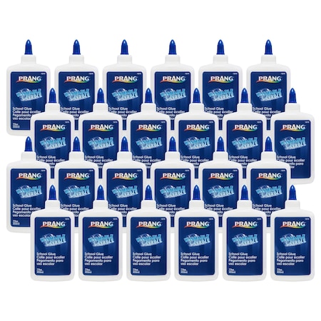 Prang Glue Washable Liquid White School Glue, 7.9 oz, White, 24PK X15210